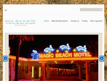 Tablet Screenshot of magicbeachmotel.com